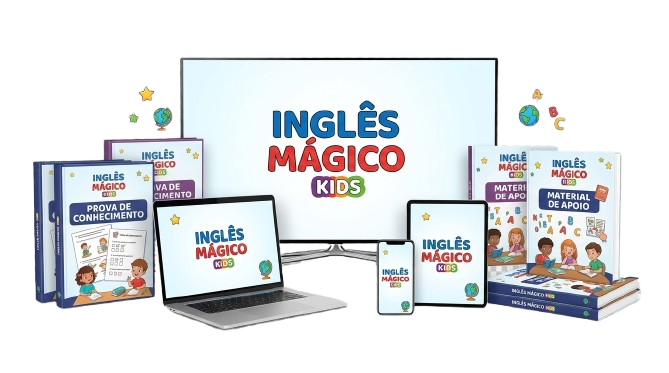 Inglês Mágico Kids — produto completo